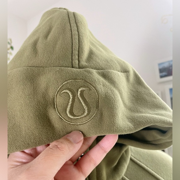 Lululemon Scuba Oversized Full Zip Hoodie - Bronze Green - Picture 2 of 12